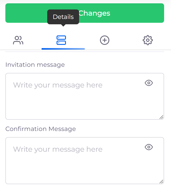 How to Customize Invitation and Confirmation Messages
